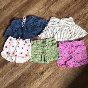 Bundle of girls 4/5 shorts